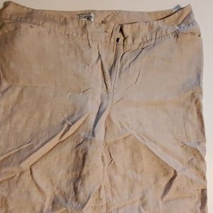 Chico's tan lightweight pants size 2 short